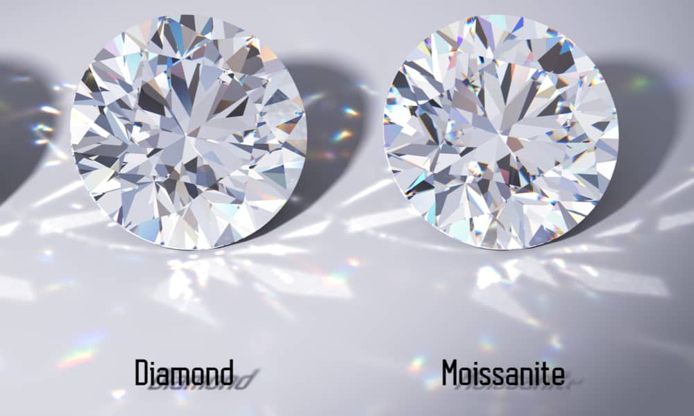 So sánh Moissanite và kim cương tự nhiên