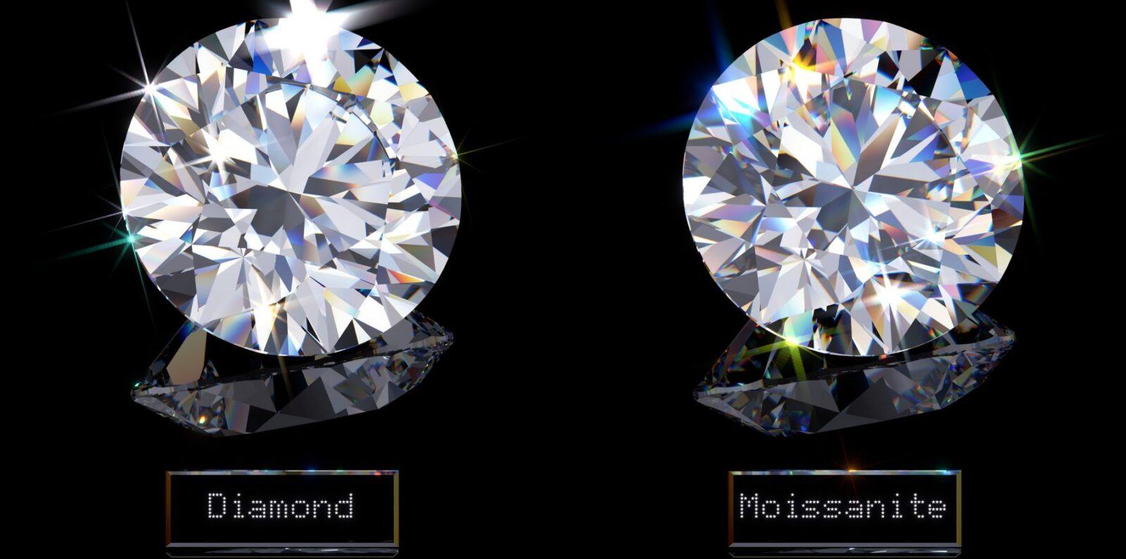 Sự khác nhau giữa đá Moissanite và kim cương?