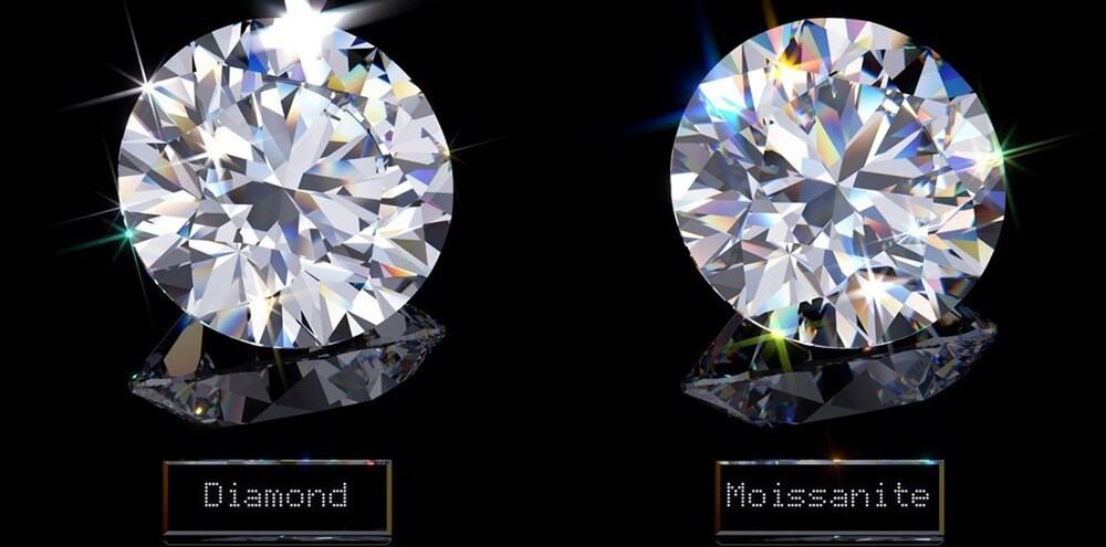 So sánh đá quý Moissanite và kim cương?